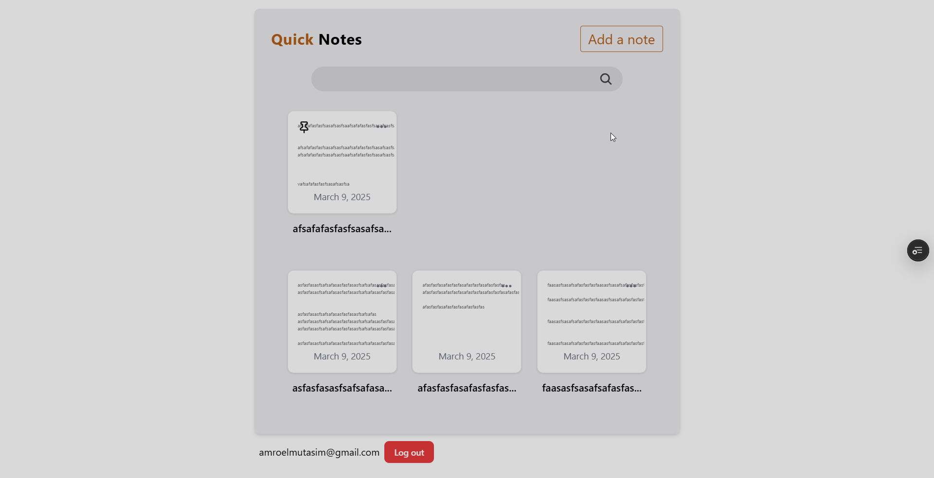 Notes App